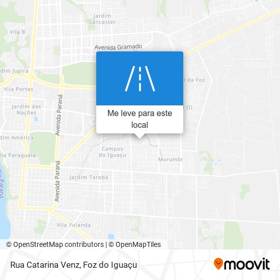 Rua Catarina Venz mapa