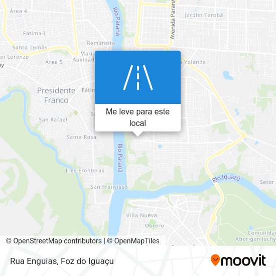 Rua Enguias mapa