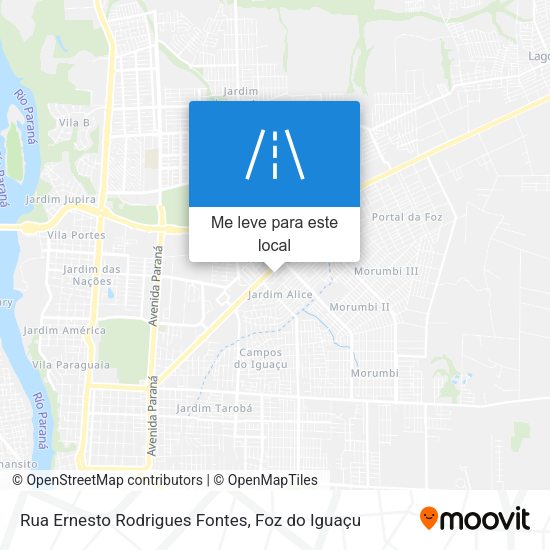 Rua Ernesto Rodrigues Fontes mapa