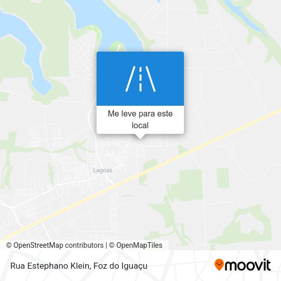 Rua Estephano Klein mapa