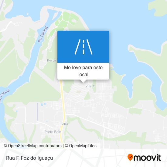 Rua F mapa