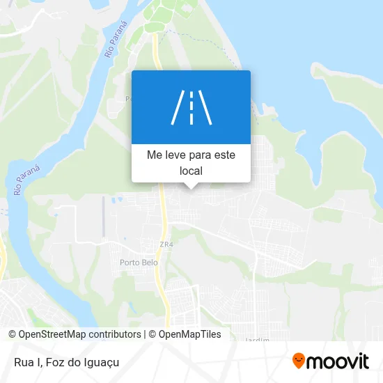 Rua I mapa