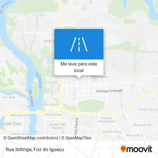 Rua Ibitinga mapa