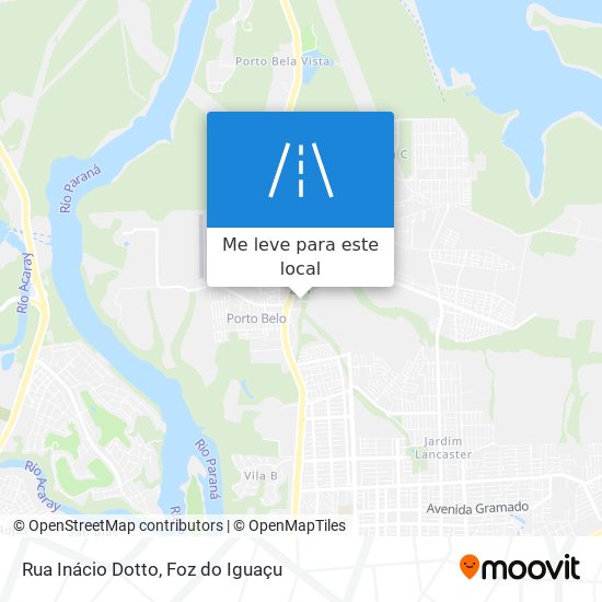 Rua Inácio Dotto mapa