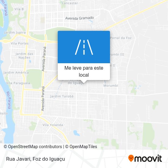 Rua Javari mapa