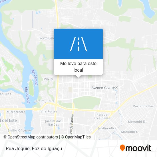 Rua Jequié mapa