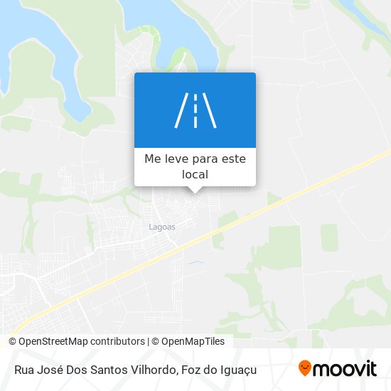Rua José Dos Santos Vilhordo mapa