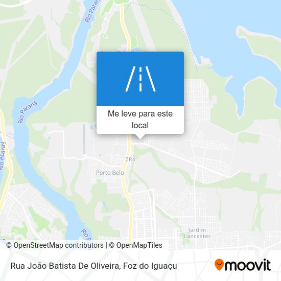 Rua João Batista De Oliveira mapa