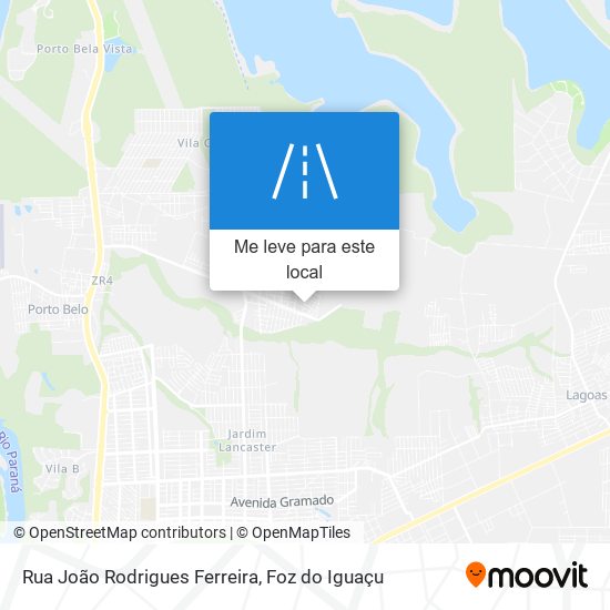 Rua João Rodrigues Ferreira mapa