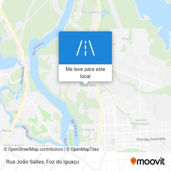 Rua João Salles mapa