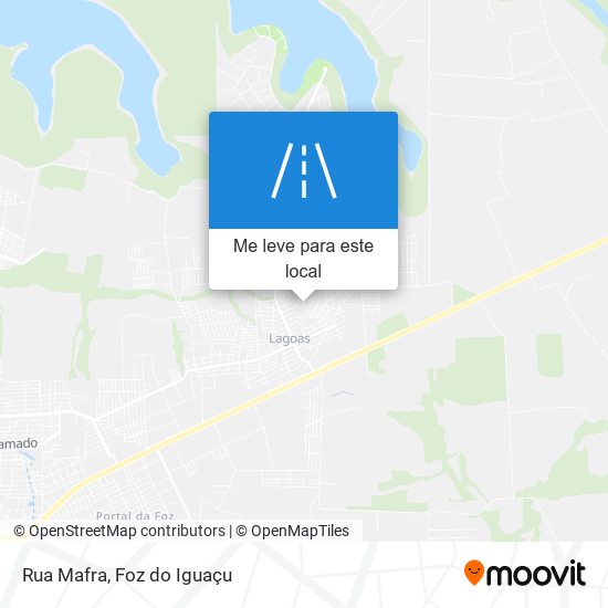 Rua Mafra mapa