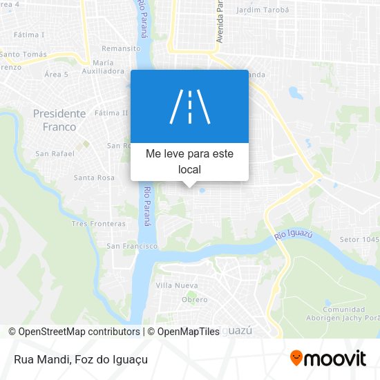 Rua Mandi mapa