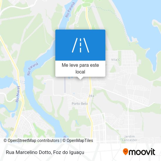 Rua Marcelino Dotto mapa