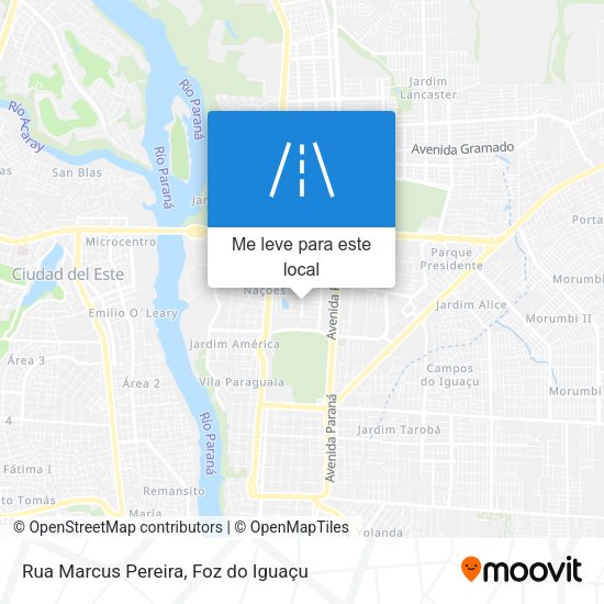 Rua Marcus Pereira mapa