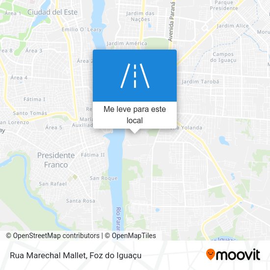 Rua Marechal Mallet mapa