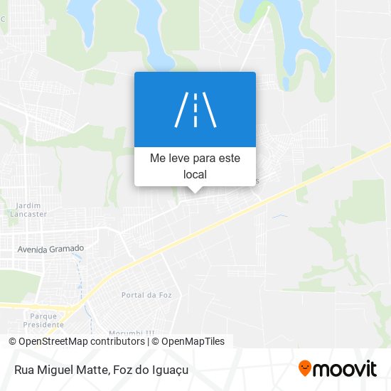 Rua Miguel Matte mapa