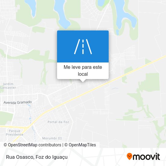 Rua Osasco mapa
