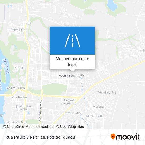 Rua Paulo De Farias mapa