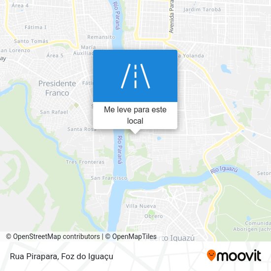Rua Pirapara mapa