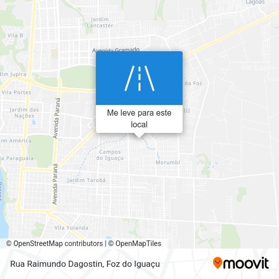 Rua Raimundo Dagostin mapa