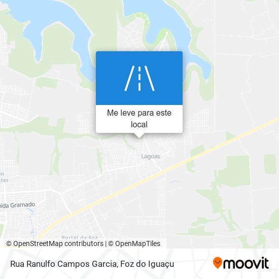 Rua Ranulfo Campos Garcia mapa