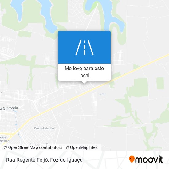 Rua Regente Feijó mapa