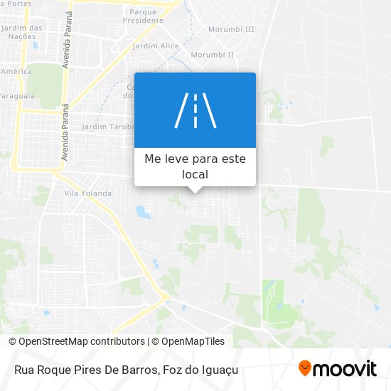 Rua Roque Pires De Barros mapa