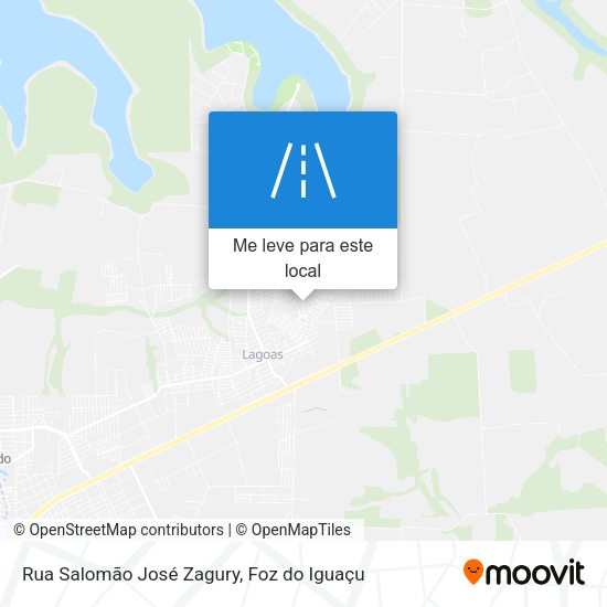 Rua Salomão José Zagury mapa