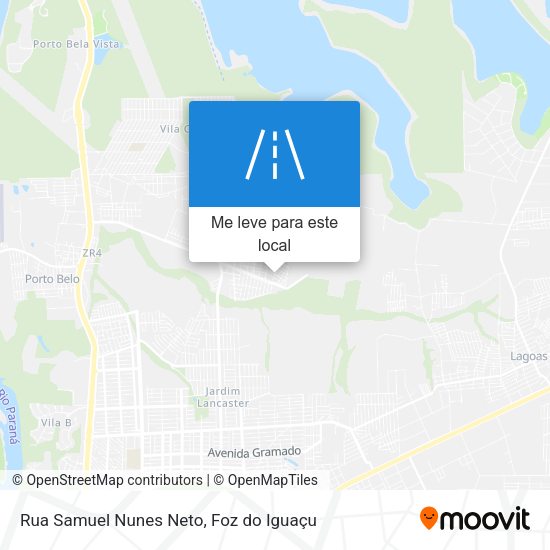 Rua Samuel Nunes Neto mapa