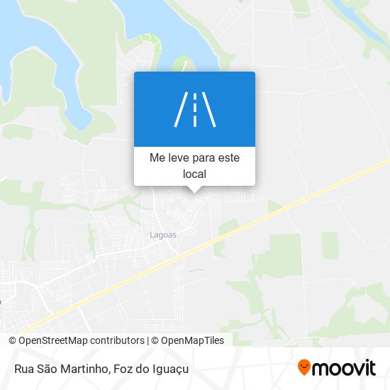 Rua São Martinho mapa