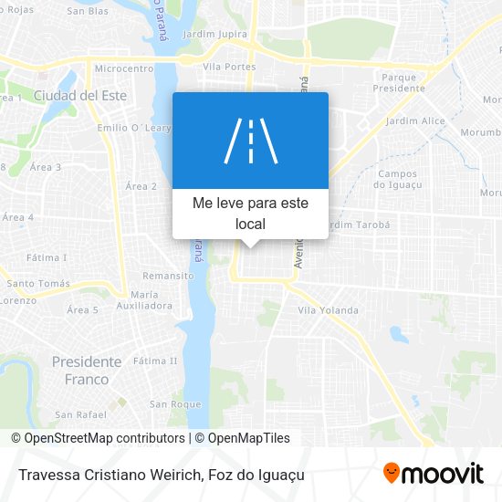Travessa Cristiano Weirich mapa