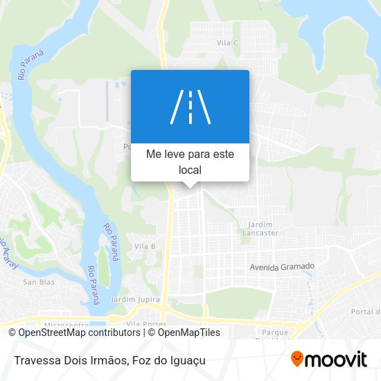 Travessa Dois Irmãos mapa