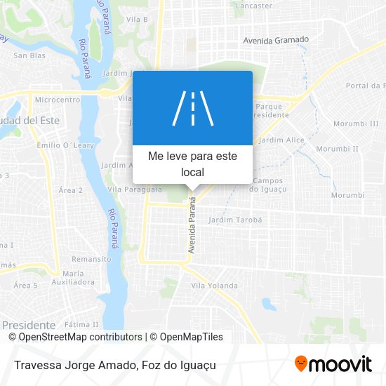 Travessa Jorge Amado mapa