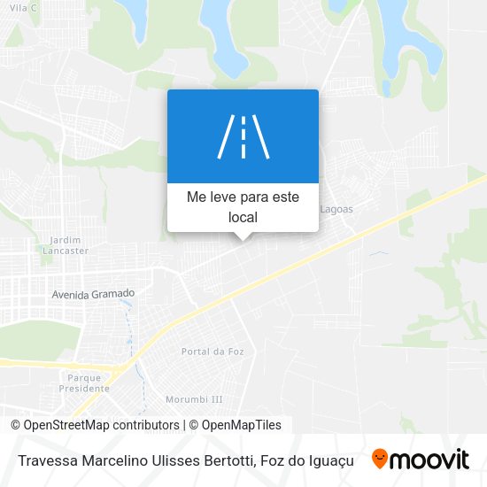 Travessa Marcelino Ulisses Bertotti mapa