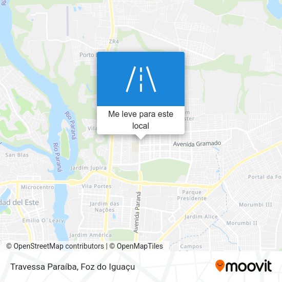 Travessa Paraíba mapa