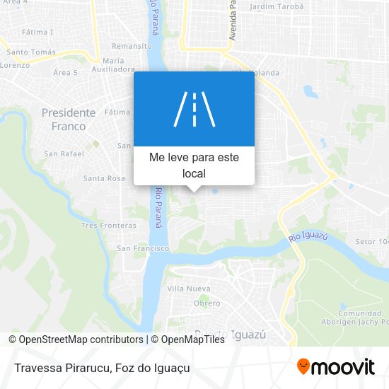 Travessa Pirarucu mapa