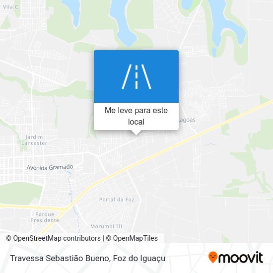 Travessa Sebastião Bueno mapa