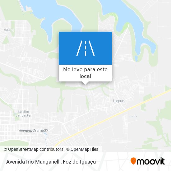 Avenida Irio Manganelli mapa