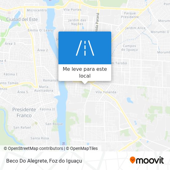 Beco Do Alegrete mapa