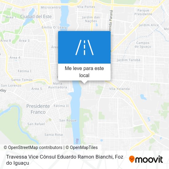 Travessa Vice Cônsul Eduardo Ramon Bianchi mapa