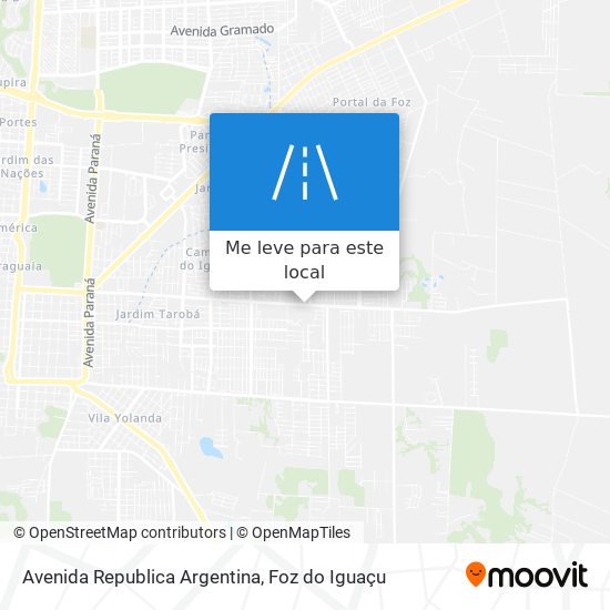 Avenida Republica Argentina mapa