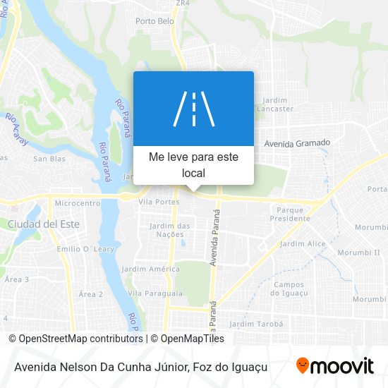 Avenida Nelson Da Cunha Júnior mapa