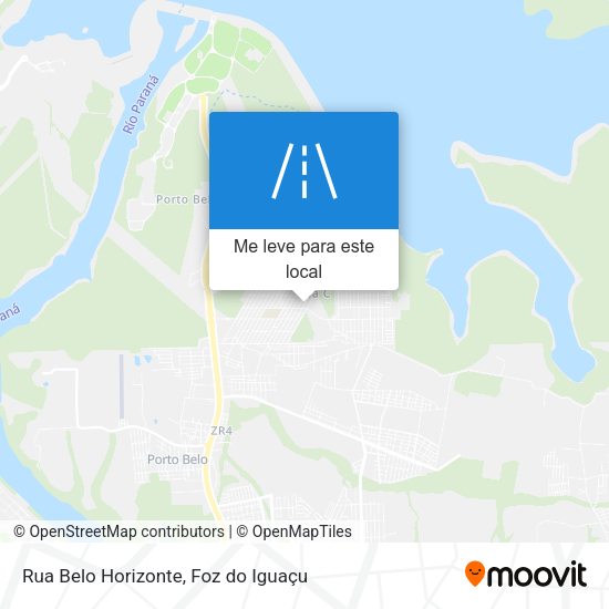Rua Belo Horizonte mapa