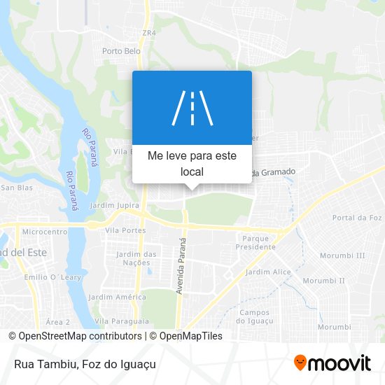 Rua Tambiu mapa