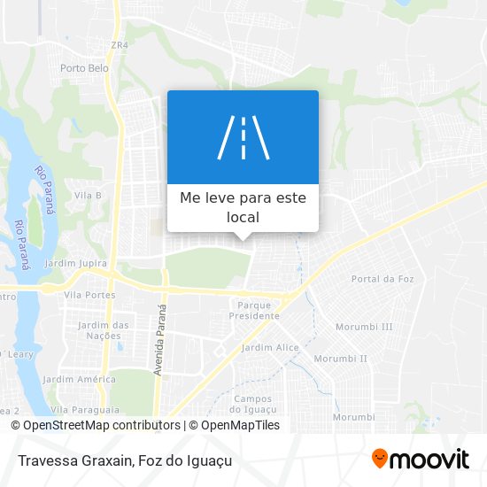 Travessa Graxain mapa