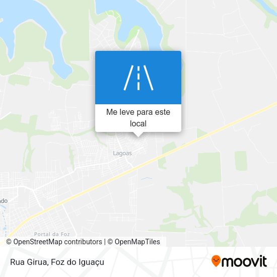 Rua Girua mapa