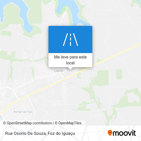 Rua Osorio De Souza mapa