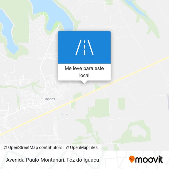 Avenida Paulo Montanari mapa