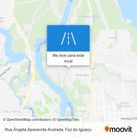 Rua Ângela Aparecida Andrade mapa