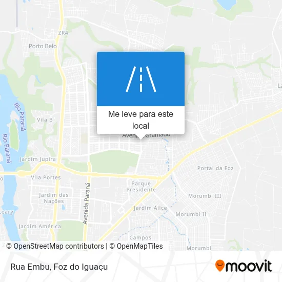 Rua Embu mapa
